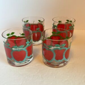 Colony Apple Drinking Glass Tumblers - Vintage 1970!